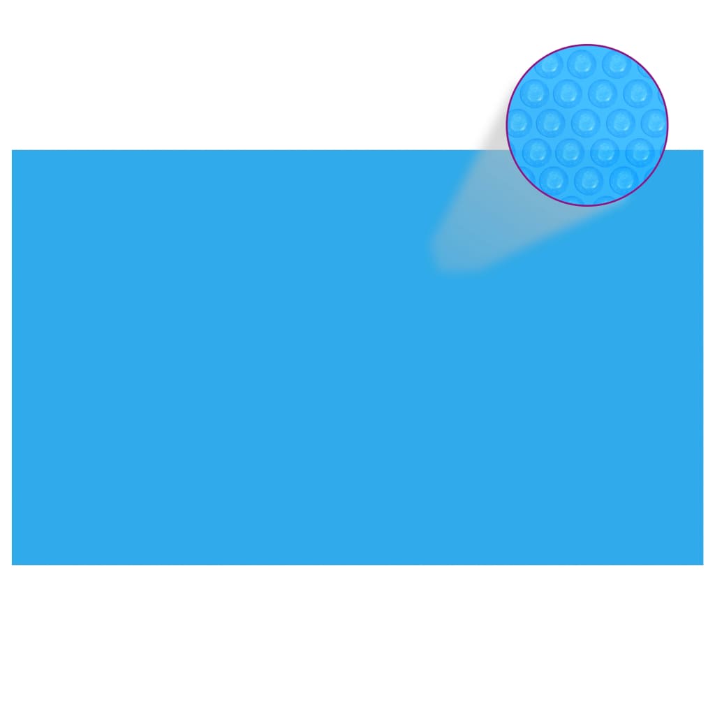 vidaXL baseina pārklājs, 500x300 cm, četrstūra, PE, zils