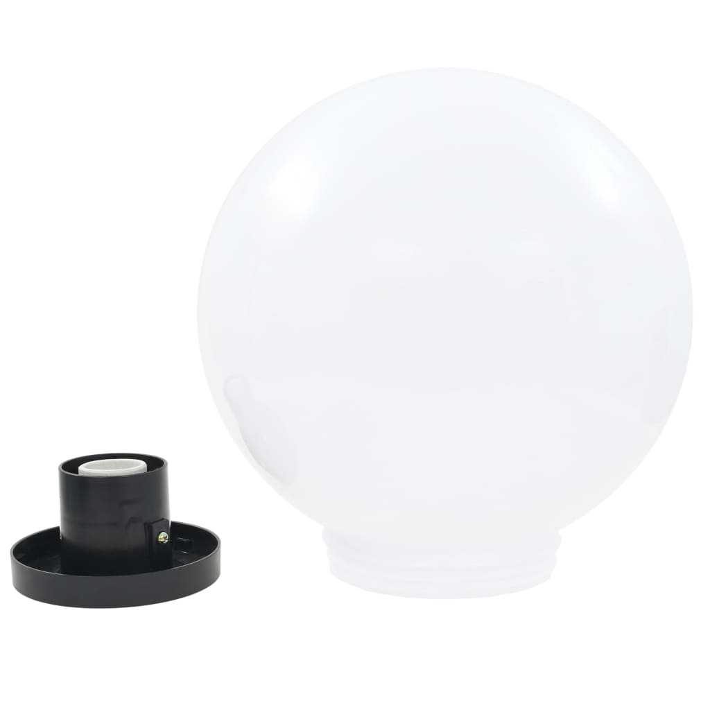 vidaXL LED lampas, 2 gab., sfēriskas, 30 cm, PMMA